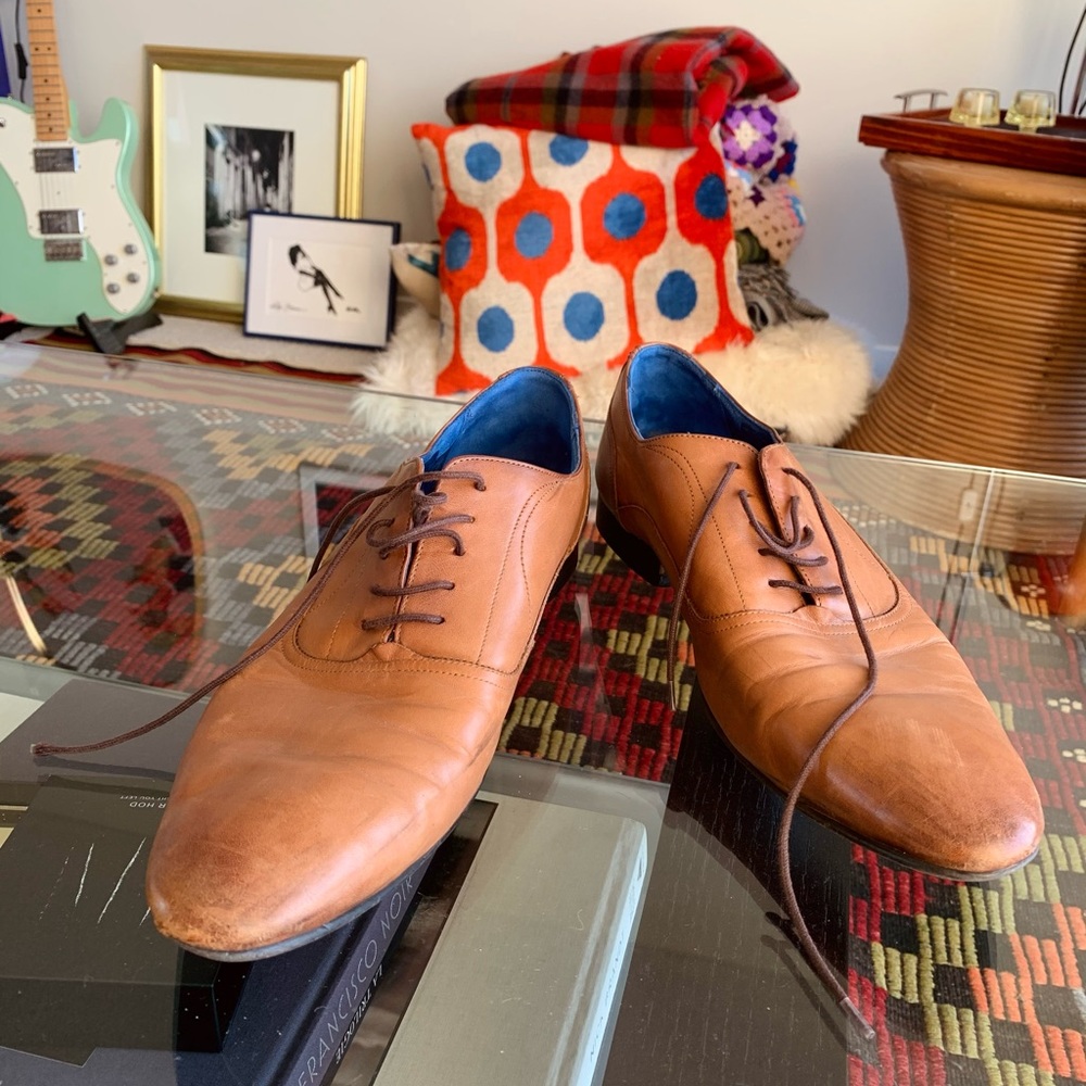 Ted Baker Men’s US 13 Tan Oxfords